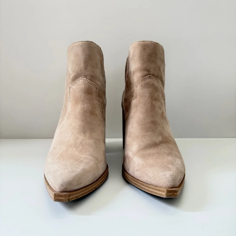 Steve Madden Beige Heeled Boots - Picture 5 of 6